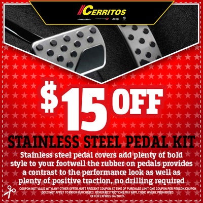 Stainless Steel Pedal Kit